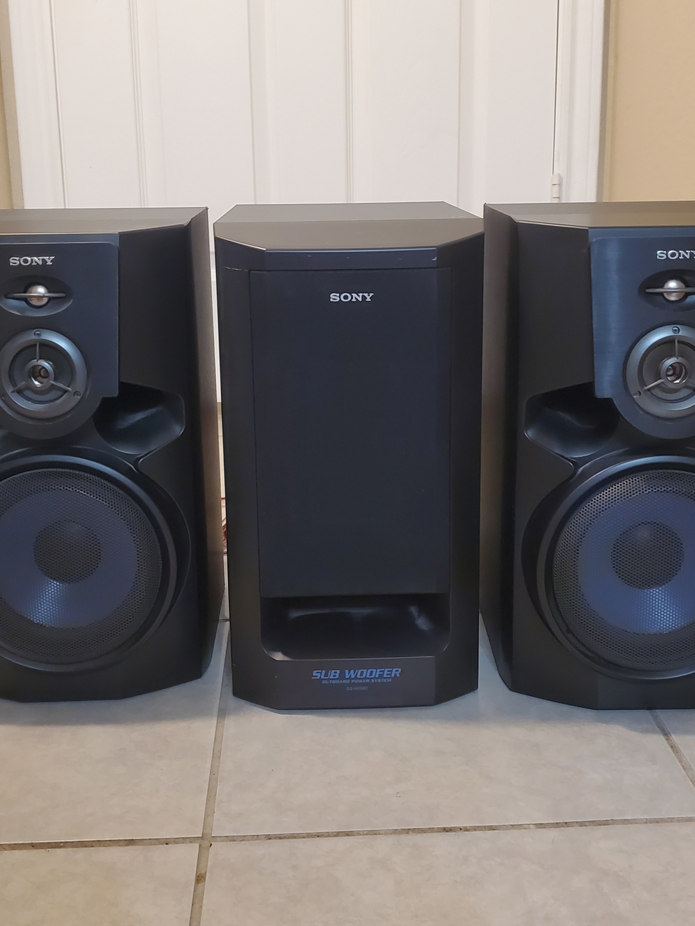 Sony Black 2.1 Subwoofer Speaker System